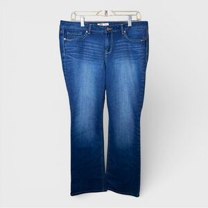 L.E.I. Ashley Low Rise Slim Bootcut Jeans Juniors Size 15 Regular y2k streetwear